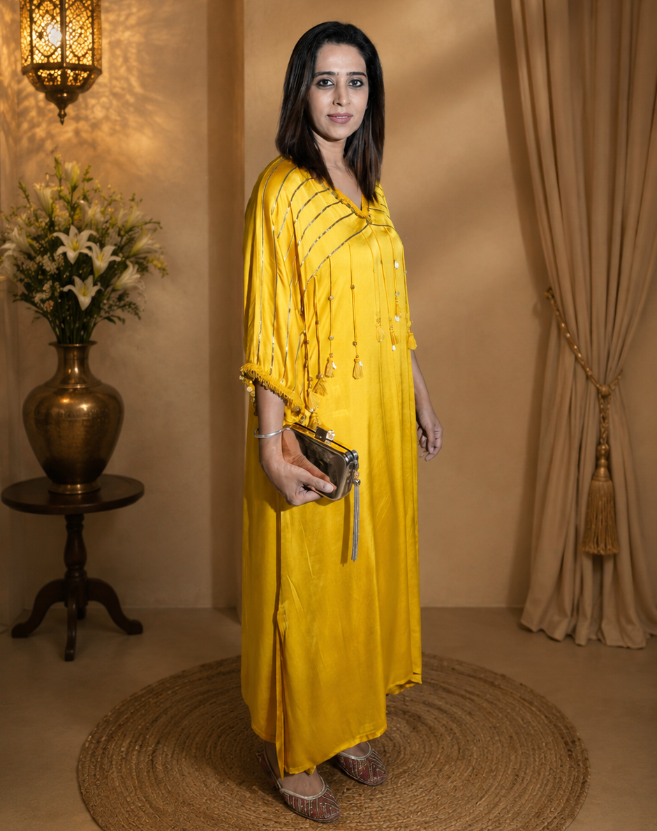 Mustard Yellow Modal Salwar Suit Set
