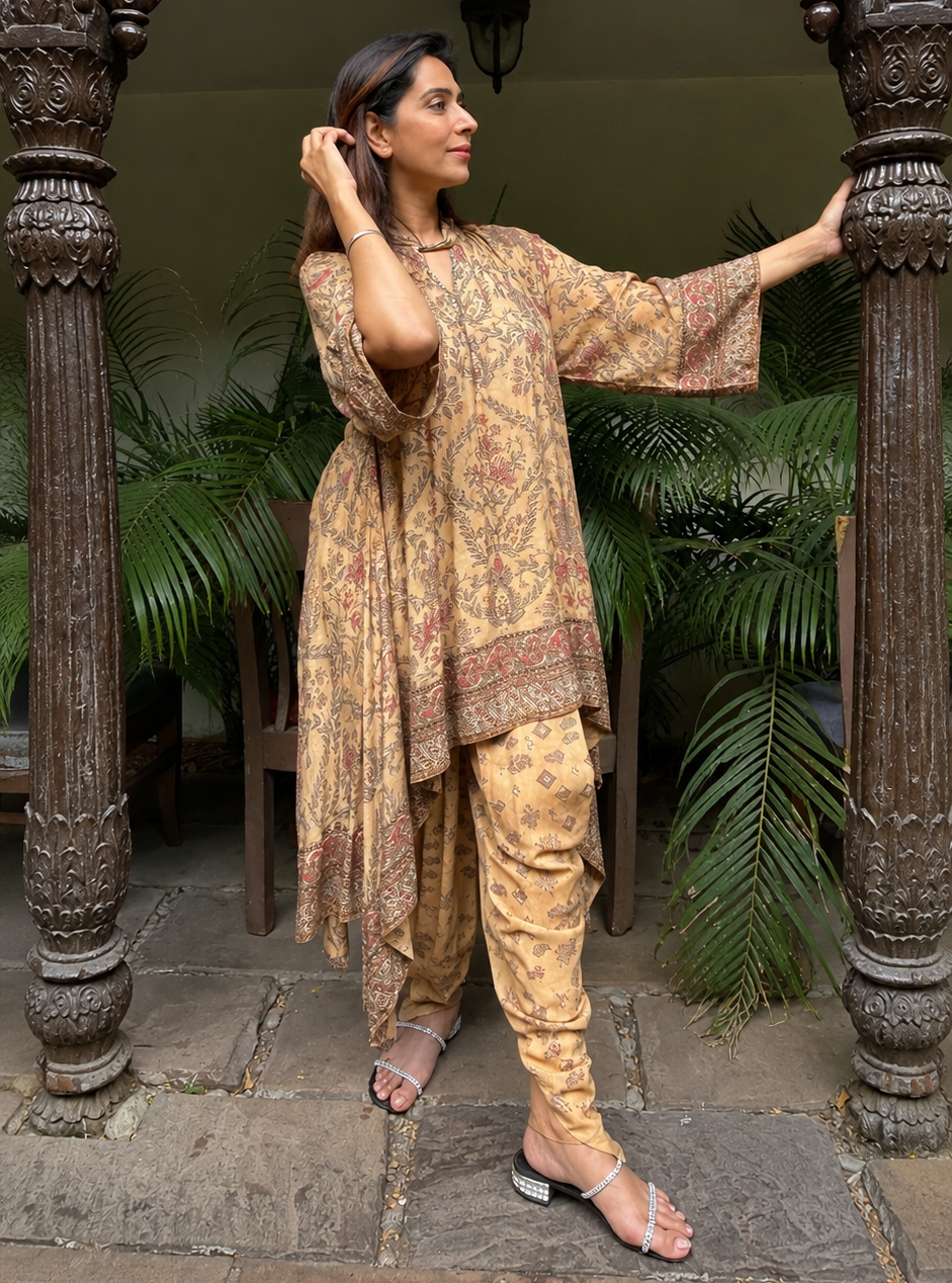 Floral credpe co-ord set