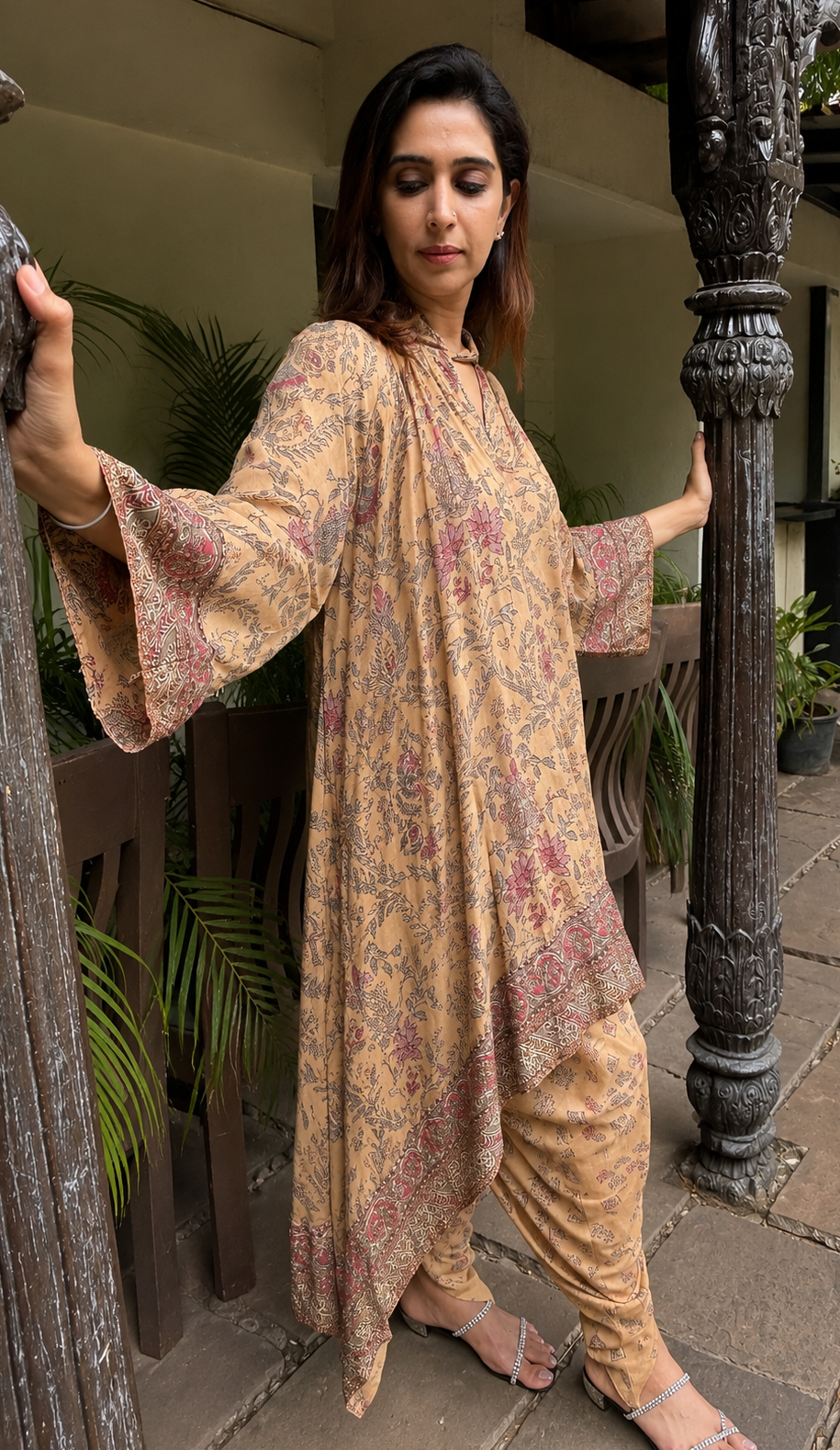 Floral credpe co-ord set