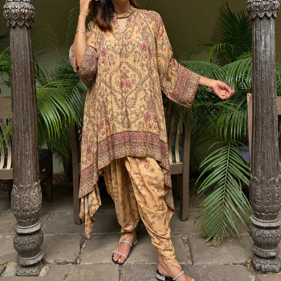 Floral credpe co-ord set