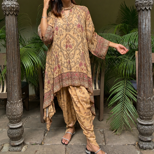 Floral credpe co-ord set