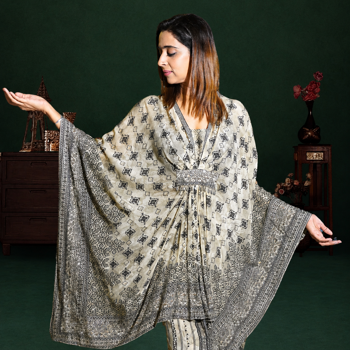 Butterfly Kaftan Co-Ord Set