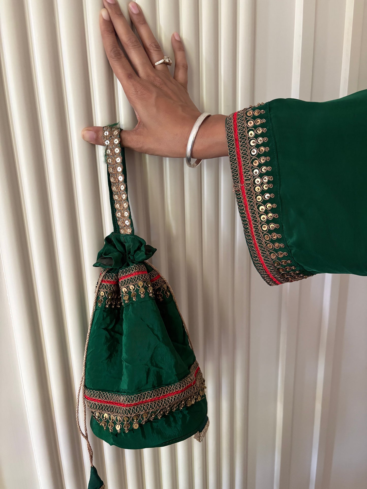 Emerald Green Elegance - Salwar Suit
